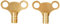 Silverline Radiator Bleed Keys Clock Type 2pk (864777)