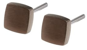 Ernstes Design Ohrstecker Stahl altbronze, E443