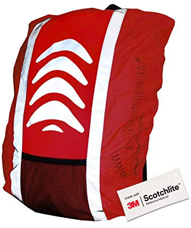 Salzmann 40011 Rucksack-Bezug, rot, Standard (up to 36L)