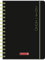 Baier & Schneider BRUNNEN 1072975120 „Plain Black“ , Schülerkalender/Tageskalender 2019/2020 , 1 Seite = 1 Tag, Sa. + So. auf einer Seite , Blattgröße 14,8 x 21 cm , A5 , PP-Einband