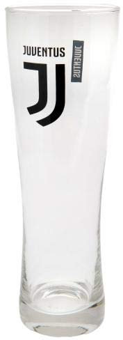 Offizielles Juventus Hochglanz Peroni Glas Wappen-Design