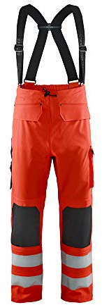 Blakläder Level 2 13022003, Regenhose, High Vis Rot, Größe XXXL