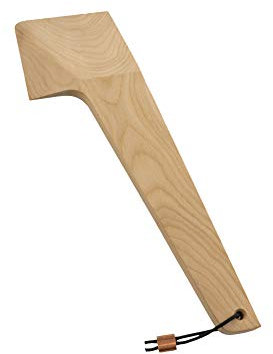 Axtschlag Grillreiniger Tomahawk, erleichtert die Reinigung von Grillrost, Grill und Backofen, Keine Borsten da aus hochwertigem Kirschholz gefertigt, passt Sich dem Grillrost an