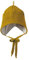 Disana WALK-MÜTZE, 100% Bio-Merinowolle GOTS, IVN Best – Futter: 100% Bio-Baumwolle | Besonders warme und weiche Wintermütze | Baby Kleinkind Kind Unisex | Made in Germany | Gold Gr. 1