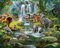 Walltastic Jungle Wall Wallpaper Murals, FSC Mix Papier, Multi, 8ft H x 10 ft W, One Size, 46481
