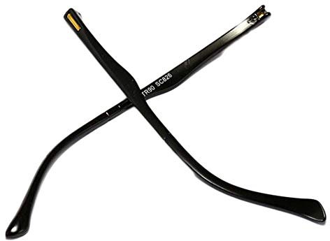 1 Paar schwarze Plastikbrille Ersatz Temple Arm Männer Frauen Brillen Temple Eyewear Repair