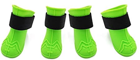 Dog Rain Shoes Outdoor Non-slip Rainy Shoes Silicone Shoes Pet Waterproof Shoes Dog Foot Cover