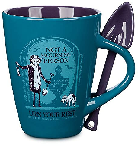 Disney The Haunted Mansion Ensemble tasse et cuillère Motif fossoyeur