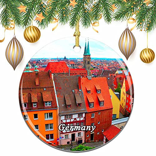 Deutschland Nürnberg Weihnachten Weihnachtsbaum Ornament Dekoration Hochzeit hängende Anhänger Dekor City Travel Souvenir Collection
