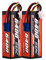 SUNPADOW Lot de 2 piles Lipo 3S 11,1 V 6400 mAh 100 C Coque rigide avec prise EC5 pour véhicules RC - Réservoir de voiture - Poussette Truggy Boat Racing Hobby