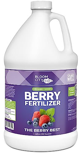 Bloom City's Organic Berry Best - Blueberry & Strawberry Fertilizer - Berry Organic, Gallon (128 oz)