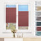 Homland Wabenplissee Plissee ohne Bohren Verdunkelung Klemmfix Thermo Verdunklungsplissee Weinrot B60 x H120 cm,Thermoplissee ohne Bohren für Fenster, Sonnen, Sicht & Schallschutz Wärmeisolierung