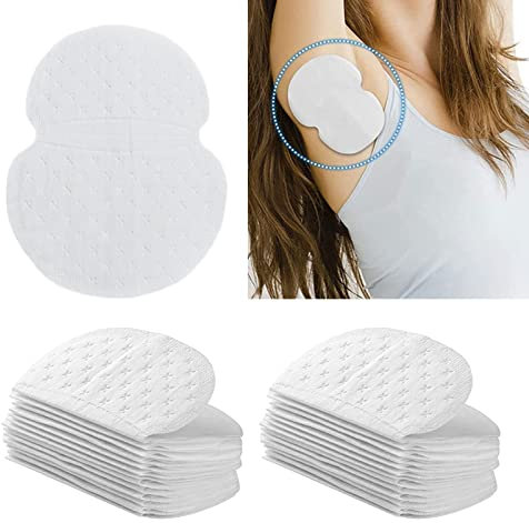 NITAIUN 80 Pcs Coussinet Anti Transpirant Invisibles Sous les Aisselles Patch Anti Transpiration Confortable Jetables Protège Aisselles Anti Transpirant Patch pour Femmes Hommes, Sweat Pads (80 Pcs)