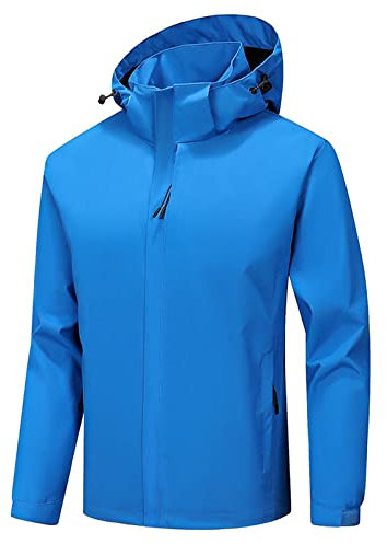 Asija Windjacke Herren Ultraleicht Regenjacke Herren Sommer Übergangsjacke Herren Frühling Schwarz Sommer Mit Kapuze Regenjacke Windbreaker Regenmantel Jacke Fahrradjacke Regenponcho Softshelljacke