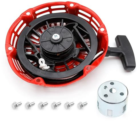 Hoypeyfiy Pull Start Assembly for 28400-ZE1-003ZF 28400-ZH8-013YA Engine Pull Cord Assembly with Starter Cup Pull Start Replacement Parts Recoil Starter Kit