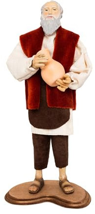 FRITZ COX RuCo Krippenfigur - Wirt Matthias | Sammelfigur der Krippenserie RuCo | deutsche Handarbeit | bewegliche Ankleidekrippenfigur | hochwertige Stoffe