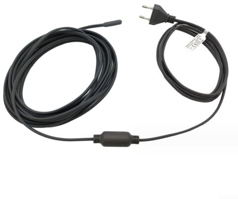 Emiif Reptilien-Heizkabel, wasserdicht, Silikon, Gummi, Infrarot-Heizkabel, Netzkabel