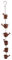 Kettle Rain Chain rain chains bells 1.5M Metal Hanging Rain Chain Movable Kettle Rain Chains Gutter Downspouts Rainwater Diverter for Outside Decorative Home Rain Chains