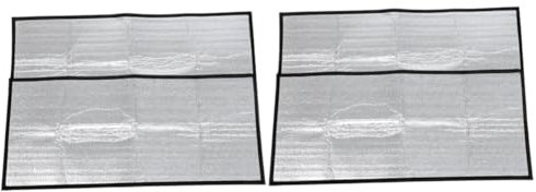 BESPORTBLE 4pcs Reptile Heating Pad Reflective Films Insulation Warm Mat for Tortoise and Snakes and Pearl Material for Cold Environments