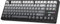 ATTACK SHARK M87PRO TKL Wireless Mechanical Gaming Keyboard, BT5.0/2.4G/USB-C Wired Hot Swap RGB Keyboard 80% US Layout,Linear White Switches Gradient Side Print PBT Keycap for PC Mac - Moonlit Night