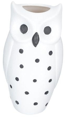 Cabilock Eule Vase Aus Keramik Blumenvase Für Pflanzendekoration Desktop Ornament Exquisit Verarbeitet Langlebig Für Home Und Büro