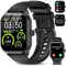 LAOYABB Smartwatch Uomo Donna con Effettua o Risposta Chiamate, 2.01'' Orologio Fitness Smart Watch con Contapassi/Cardiofrequenzimetro, Impermeabile IP68 Orologio Sportivo per Android iOS