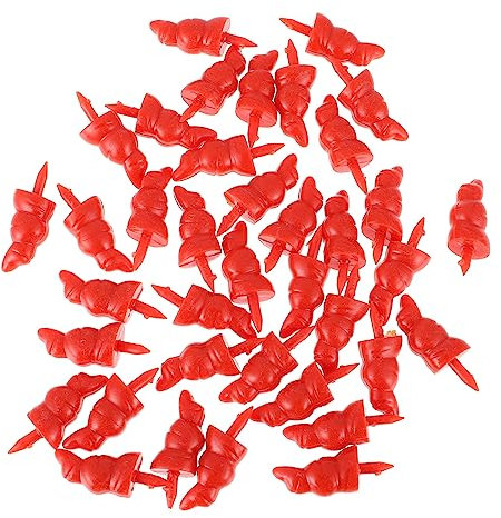 TOYANDONA 100stücke Mann Nase Zubehör Kunststoff Schneemann Dekoration Für Weihnachten Und Bastelprojekte Für Kinderhandwerk Und Festtagsdeko