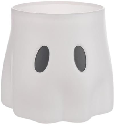Cubo Fantasma – Cubo de fantasmas | Maceta para caramelos con fantasmas, para interior y exterior, decoración de Halloween