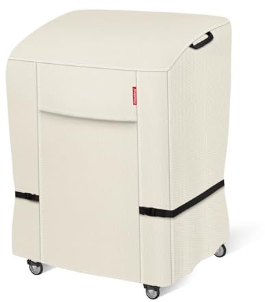 Porch Shield Premium-Gasgrill-Abdeckung, 81 x 61 x 117 cm, wasserdicht und lichtbeständig, 600D-Grillabdeckungen für Weber, Brinkmann, Char-Broil und mehr, Hellbraun