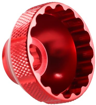 Namvo Drive External Bottom Bracket Tool BBT-69.2 Tretlager-Demontagewerkzeug, 16-Kerbe 44mm Externer Antrieb Rot