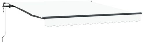 vidaXL Automatische Einziehbare Markise Weiß 300x250 cm