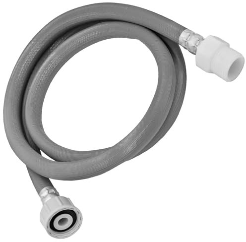 Zulauf Schlauch Verlängerung für Waschmaschine Geschirrspüler Spülmaschine 1,50m lang mit Außengewinde Innengewinde 3/4 Rohr Zoll AG IG