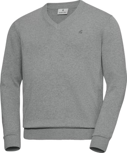 Jacques Britt Herren Pullover mit V-Ausschnitt, weicher Baumwoll-Strick, atmungsaktiv und warm für Herbst und Winter, Elegante Passform, bequem für Alltag, Gr. M–3XL