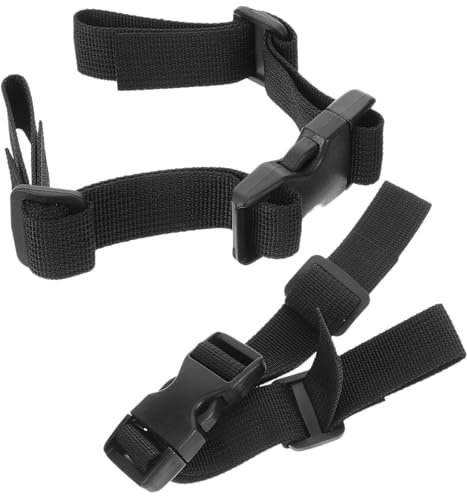 SHINEOFI 2 Pièces Sangle de Poitrine Robuste pour Accordéon, Noir, Plastique et