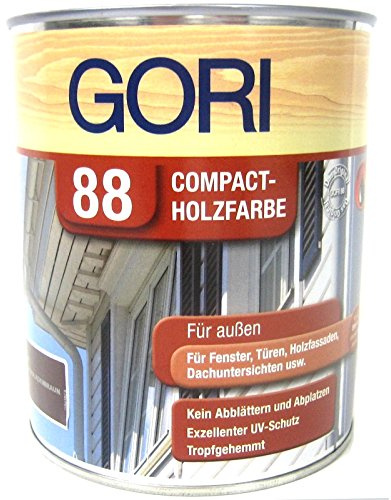 Gori 88 Compact Holzfarbe, 10 Liter in polarweiss