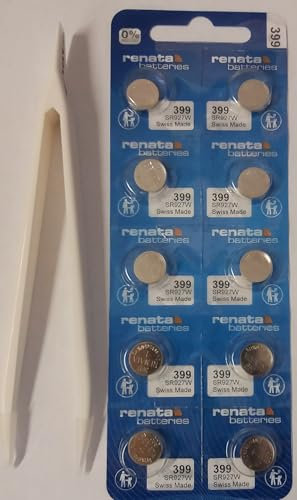 399 SR927W 10 Piles Boutons Renata