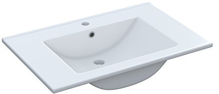 Abitti Lavamanos para Baño Cerámico 52x18x40 cm
