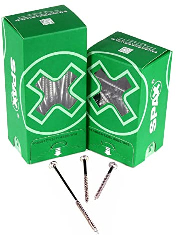 SPAX HI.FORCE, 6 x 180 mm, 100 Stück, Teilgewinde, Tellerkopf, T-STAR plus T30, 4CUT, WIROX - 0251010601805
