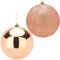 Christmas Concepts® Paquet de Boules de 2-200 mm (8) - Design Brillant et pailleté - Boules de Noël géantes (Or Rose)