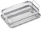 Velaze Cesta de acero inoxidable con bandeja para hornear, freír aire caliente para horno, cesta para servir patatas fritas, pepitas de pollo y otros alimentos