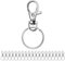 Lot de 20 petits fermoirs rotatifs amovibles avec porte-clés 25 mm pour porte-clés, mousqueton, porte-clés, cosmétiques et bijoux