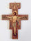 Desiderata Gallery Wandkreuz San Damiano, St. Francis von Assisi Tau Kruzifix, 14,6 cm hoch, inklusive Gebetskarte