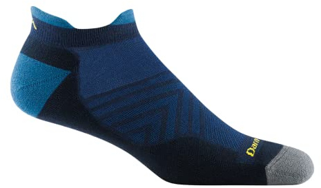Darn Tough Vermont Men's Run No Show Tab Ultra-Lightweight with Cushion Sock (Style 1039) - Eclipse, Large