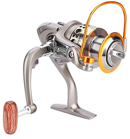 Angelrolle Spinnrollen Spinnrolle Glatte Angelzubehör Salzwasser Perfekt für Ultraleichte Eisangeln Angelrollen Leichtgewicht Süßwasser Salzwasserfischen Bunte Aluminium Rapid Angel Rollen Angeln