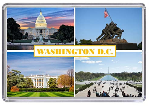 Washington USA Souvenir Acrylic Fridge Magnet (Standard: 70x45mm)