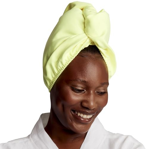 Mikrofaser Haarturban – Schnelltrocknendes Haarhandtuch Mit Knopf, Saugfähiges Turban Handtuch Für Lange Haare, Locken Und Alle Haartypen – Ultralight, Haar Turban Für Sport & Reisen