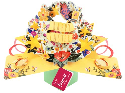 Pop Up Easter Card To My Fiancee With Love Spring Celebration 3D Pop Up Cards POP009EV14