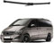 Scheibenwischer Hinten für Mercedes-Benz Vito Viano Mixto W639 2011-2014, Heckscheiben Wischer Gummi Reinigungsfenster Ersatzteile