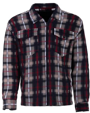 Henry Terre Chemise thermique pour homme - Veste de travail - Doublure polaire - Taille M à 3XL