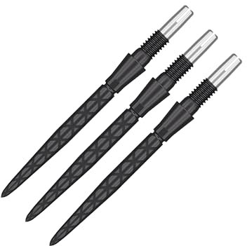 TARGET Darts Swiss Point Storm Diamond Dart Points (3 Pack Set of Tips) 26mm Black SP – Change Dart Point, Professional Darts Accessories
